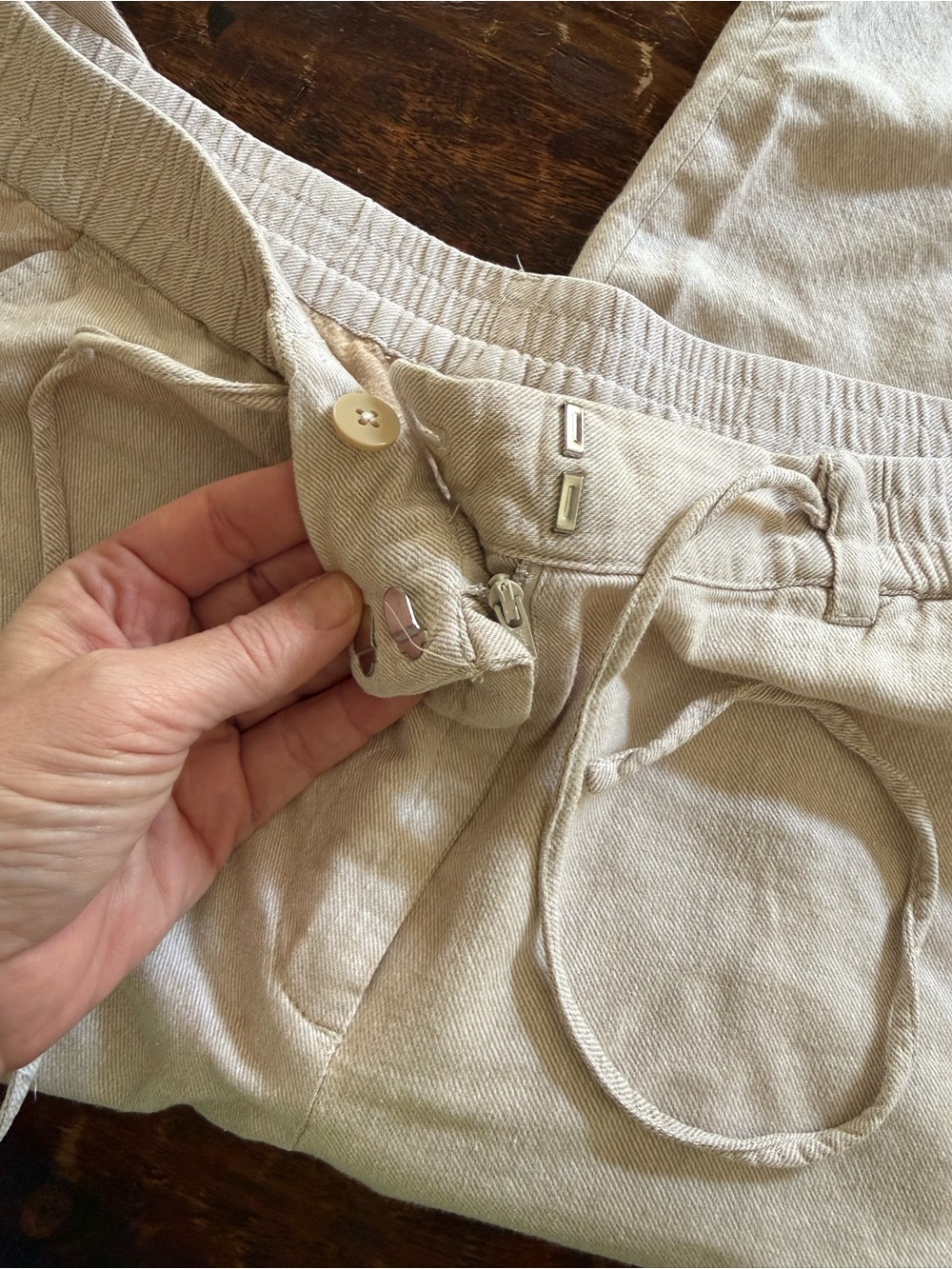Talbots Easy Drawstring Pant 14 - Picture 5 of 9